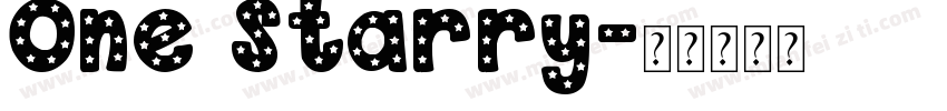 One Starry字体转换